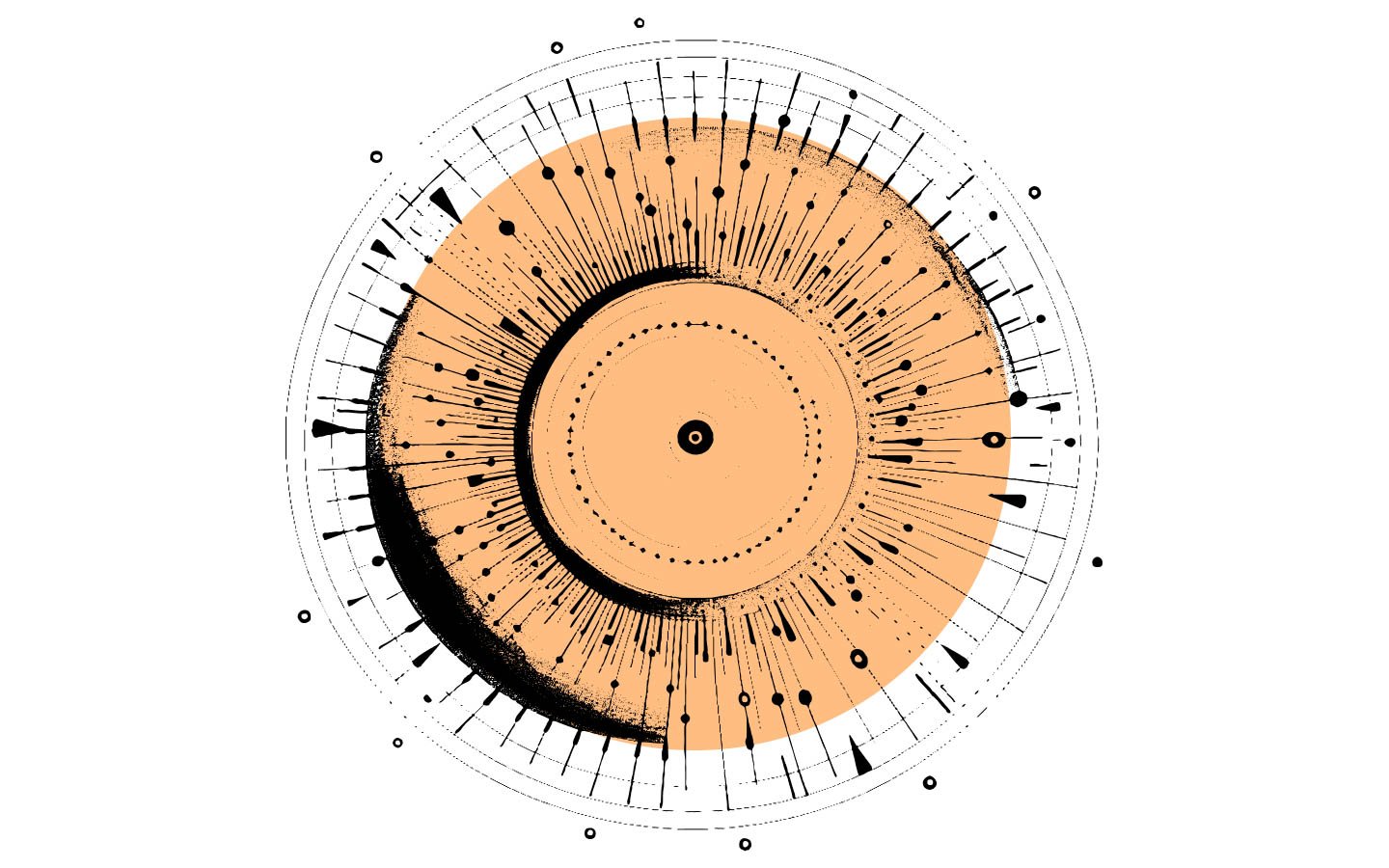 What is Customer Relationship Management (CRM) software, and do you need an upgrade? - image of an orange circle with spokes