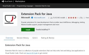 Extension Pack for Java