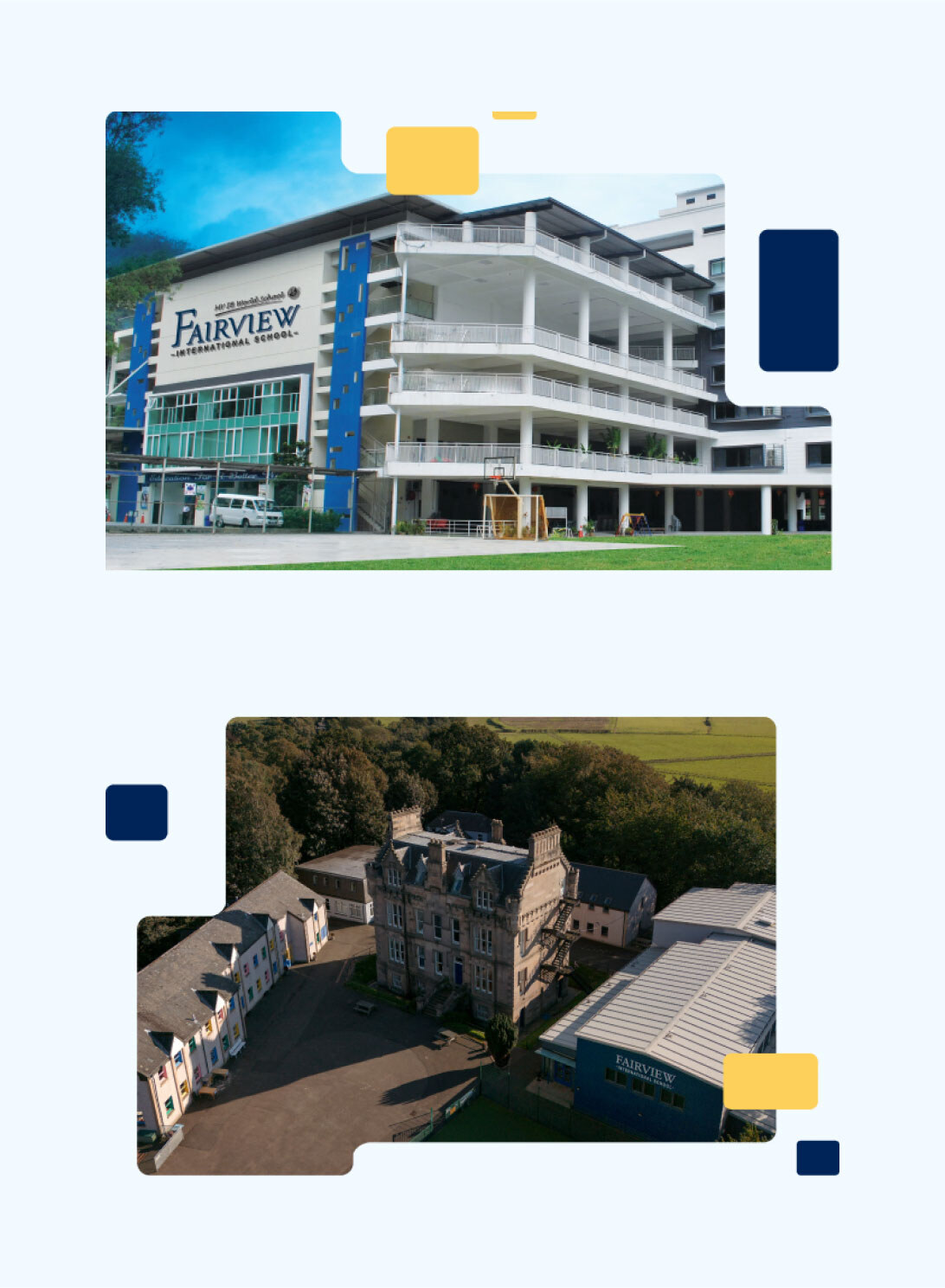 Fairview International School custom imagery