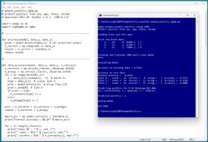 Figure 1: LightGBM Multi-class Classification in Action.