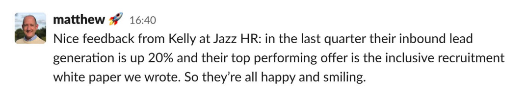 JazzHR testimonial