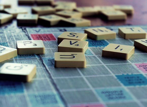 Scrabble board