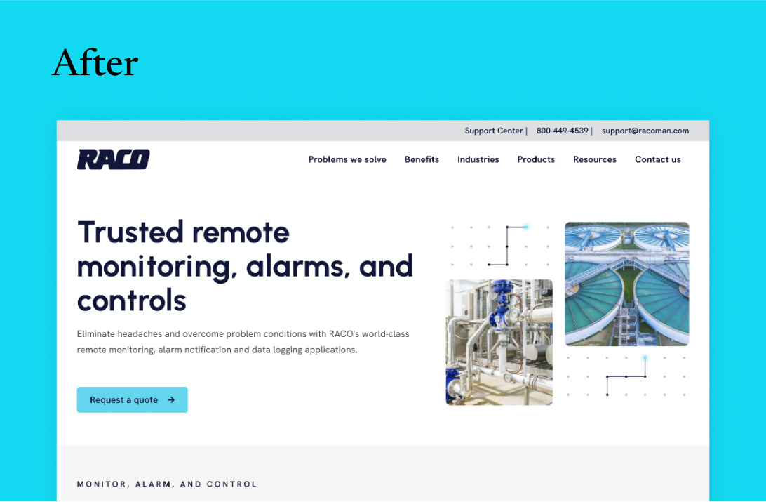 RACO new website